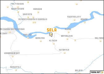 map of Sëla