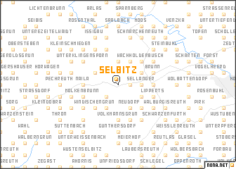 map of Selbitz