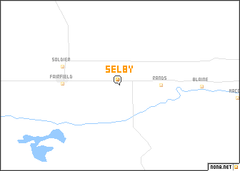 map of Selby