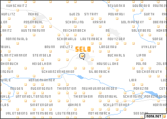 map of Selb