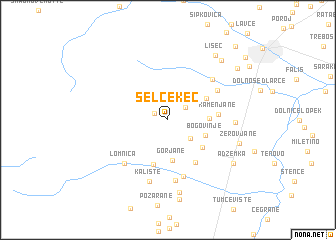 map of Selce Keč