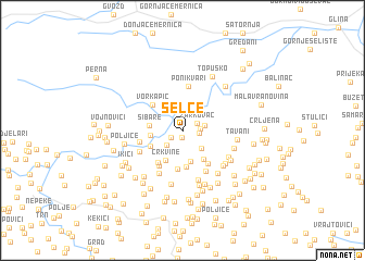 map of Selce