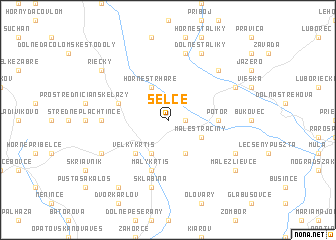 map of Selce