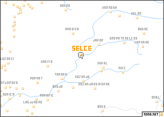 map of Selcë