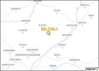 map of Selçikli
