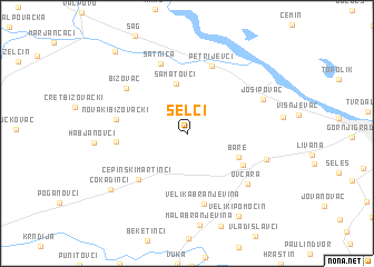 map of Selci