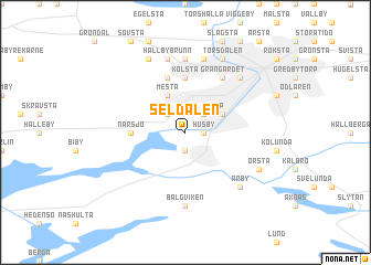 map of Seldalen