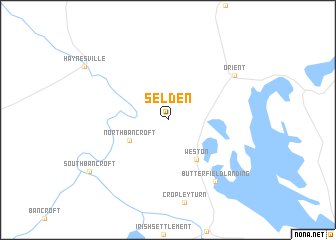 map of Selden