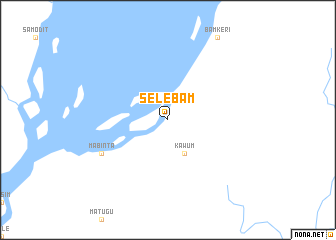 map of Selebam