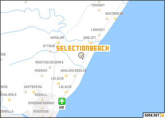 map of Selection Beach