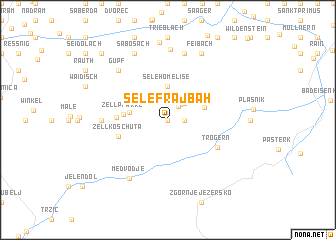 map of Sele-Frajbah