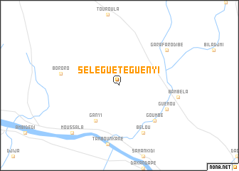 map of Sélégué Téguényi