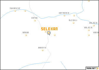 map of Selekan