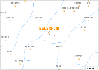 map of Selekfuni