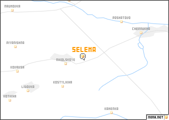 map of Selema