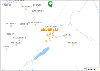 map of Selemela