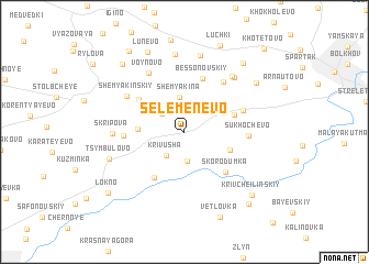 map of Selemenevo