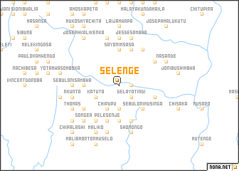 map of Selenge