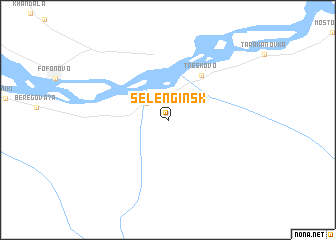 map of Selenginsk