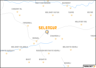 map of Selengur