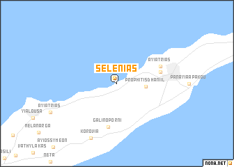 map of Selenias