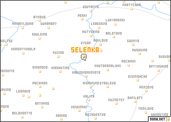 map of Selënka