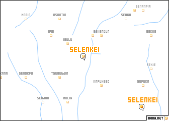 map of Selenkei