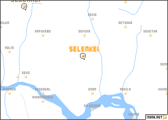 map of Selenkei