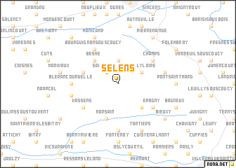 map of Selens