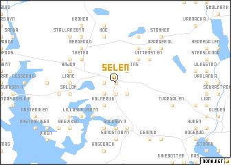 map of Selen