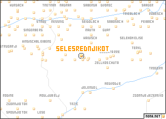 map of Sele-Srednji Kot