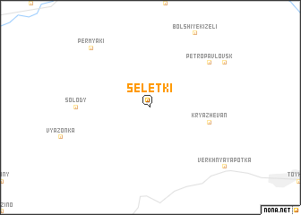 map of Seletki