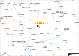 map of Šeleverci