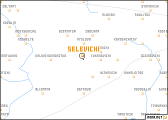 map of Selevichi