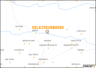 map of Seleznëva-Borok