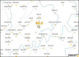 map of Sele