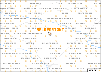 map of Selgenstadt