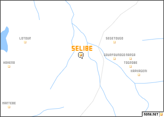 map of Sélibé