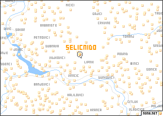 map of Selični Do