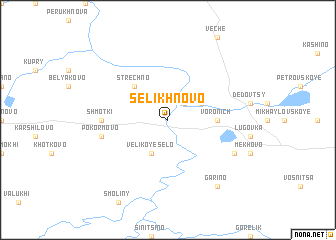 map of Selikhnovo