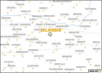 map of Selikhovo