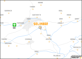 map of Şelimbăr