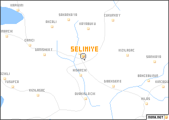 map of Selimiye