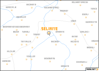 map of Selimiye