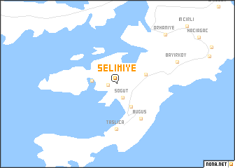 map of Selimiye