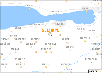 map of Selimiye