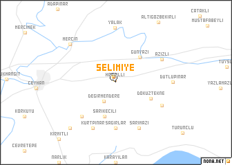 map of Selimiye