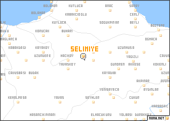 map of Selimiye
