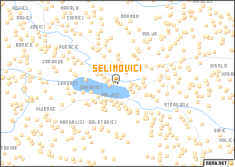map of Selimovići