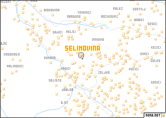 map of Selimovina